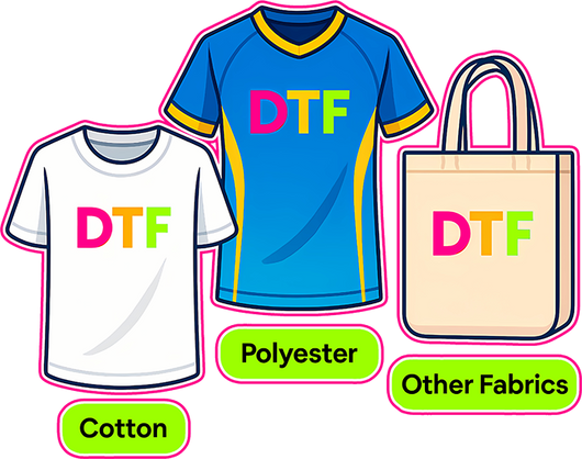 DTF Transfers für T-Shirts und Bekleidung